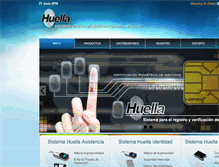 Tablet Screenshot of huella.com.ve